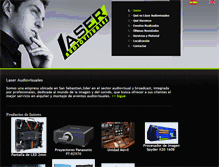 Tablet Screenshot of laser-av.com